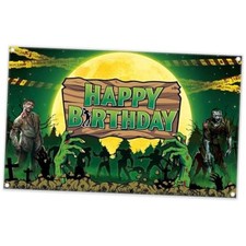 Halloween Zombie Birthday Photography Backdrop 72x43inch