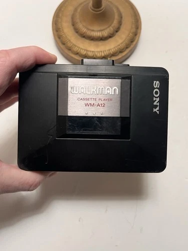 Vintage Sony Walkman WM-A12 Portable Cassette Player FM/AM Radio As Is For Parts