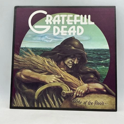 VTG- RARE- GRATEFUL DEAD LP Wake of the Flood 1973 GD-01 Vinyl is EX+ EX+