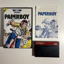 Paperboy - SMS (Sega Master System, 1990) (SMS) - Complete w/ Manual - Tested!