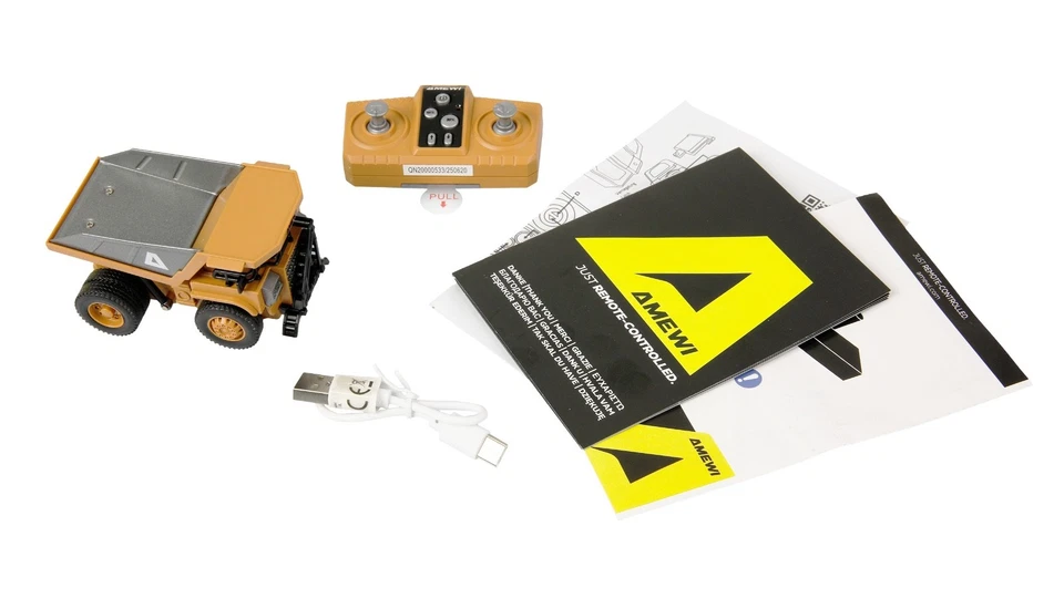MINI-KIPPER AUS METALL 8-KANAL 1:64 RTR AMEWI 22746 - Bild 3 von 4