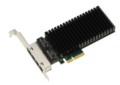 PCIe Netzwerkkarte X4 Quad LAN Gigabit Ethernet RJ45 Mit 4 Intel I210 Chipsätzen