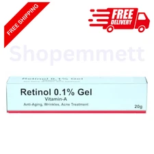 Retinol Gel 0.1 Vitamin a Repairs Fine Lines & Wrinkles, Scar Treatment, Age and