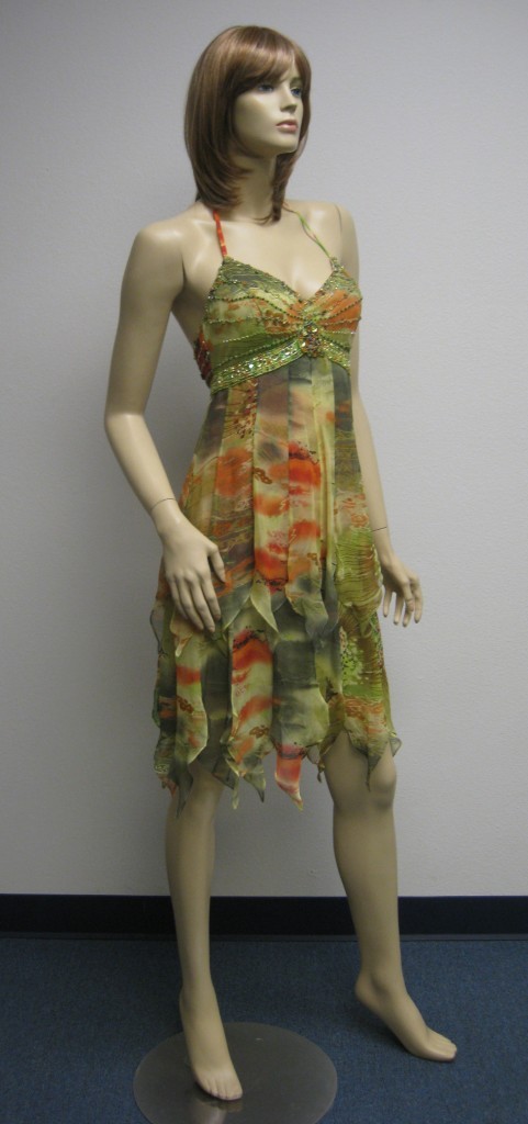 Sue Wong Dress 6 4 Evening Cocktail Gown Beaded #6 Green