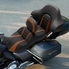Driver Passenger Seat Backrests Fit For Harley Electra Road Tri Glide 2014-2023