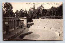 Greek Theatre At University Of California Berkeley CA The Albertype Co Postcard