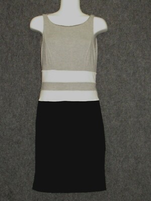 CLAUDIA STRATER Colorful Sleeveless Sheath DRESS SZ 34