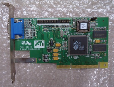ATI Technologies AGP Video Card Rage IIC 4MB 109-49300-00