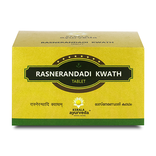 Kerala Ayurveda Rasnerandadi Kwath Tablet 100 Nos for Back, Joints Pain
