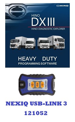 2005 - Present Hino DXIII Diagnostic eXplorer Genuine Software w
