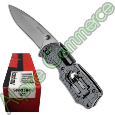 *1-Knife* Select Fire Stainless Steel 7.9  Folding Pocketknife 1920