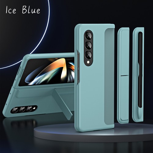Matte Hard PC Armor Case Fr Samsung Galaxy Z Fold 5 4 Kickstand Pen Holder Cover - Picture 23 of 23