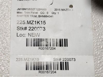 2015 Mazda 3 Shift Trim Panel Bezel OEM BHN664341 | eBay