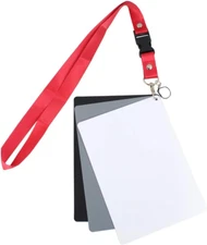 Foto&Tech Waterproof Premium Set 18% Grey Card White Balance Card Exposure Photo