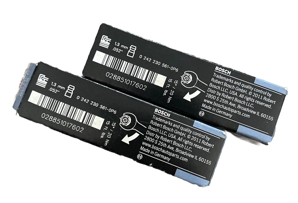 Juego de 2 bujías Bosch 6709 nuevas Foto 3 de 3