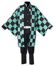Demon Slayer Kimetsu no Yaiba Cosplay Costume Kamado Tanjirou Kimono Cloak Only