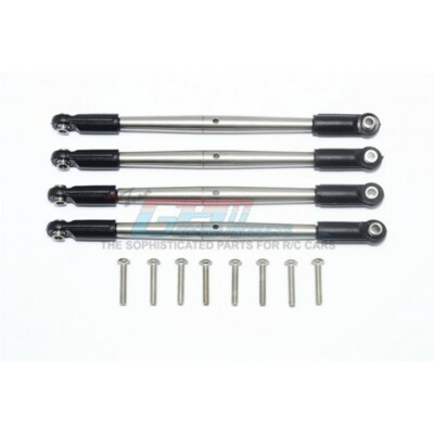 For Traxxas E-Revo 2.0-STAINLESS STEEL FRONT+REAR SUPPORTING TIE ROD - 12PC SET