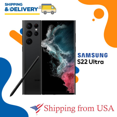  NEW in sealed Samsung Galaxy S22 Ultra 5G SM-S908U Fully Unlocked US GSM+CDMA 