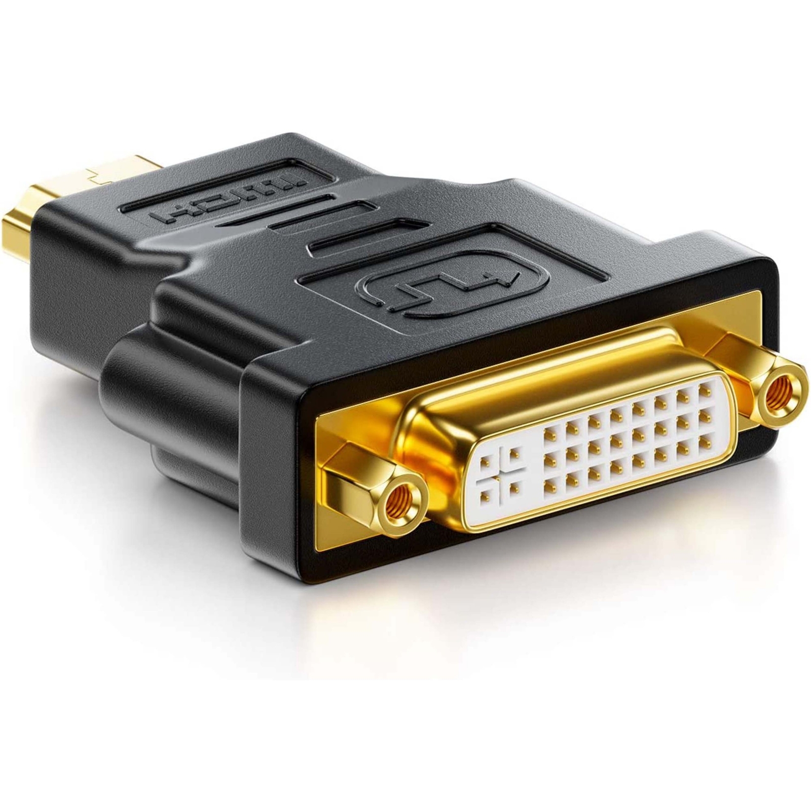 Adattatore Dvi Femmina A Hdmi Maschio Full Hd 1080p Convertitore Connettore Pc_