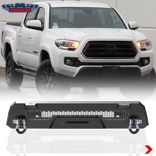 Stubby Steel Front Bumper Body For 2016-2023 Toyota Tacoma W2d-rings Shackles