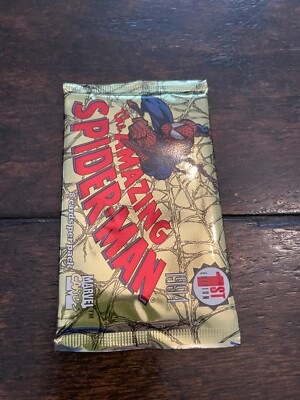 1) Unopened Pack 1994 Fleer Marvel The Amazing Spiderman First 1st