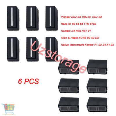 6 PCS Fader Knob Cap For Numark N4 NS6 NS7 V7 Allen & Heath XONE 92 4D DX Denon