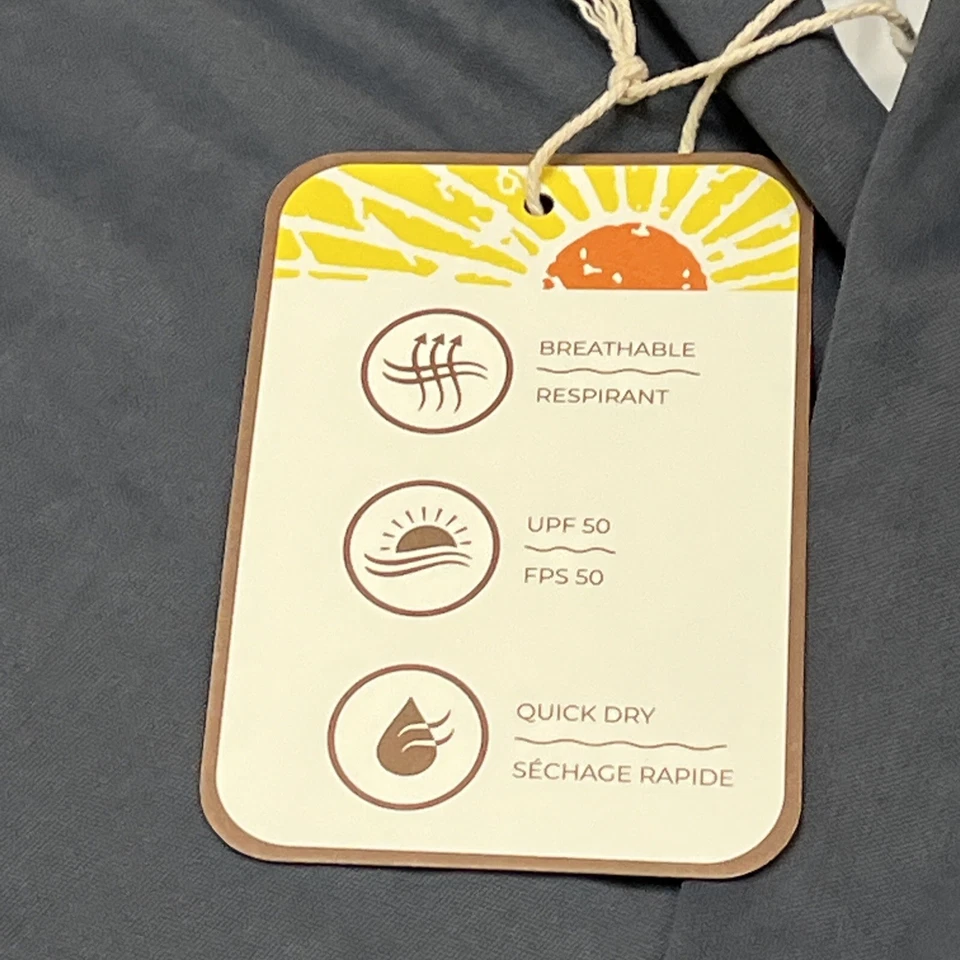 C & C California Rash Guard Para Hombres M Martha Vineyard Manga Larga UPF 50 Playa Foto 4 de 4