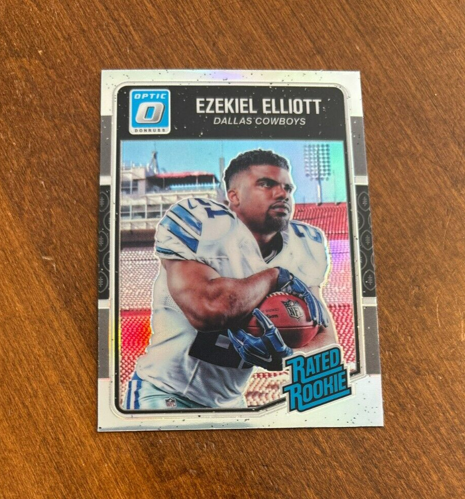 Ezekiel Elliott 2016 Optic Rated Rookie Silver Holo #168 Buckeyes Cowboys RC