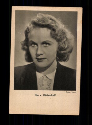 Else v. Möllendorff Autogrammkarte 1940er Jahre ohne Unterschrift # BC 206334