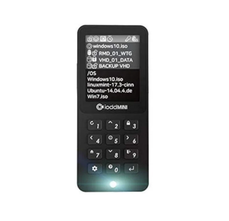 [IODD] Mini 256GB SSD M.2  USB 3.0256-bit Encryption External Hard Made in Korea - Image 2 of 2