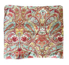 Pottery Barn Bella  Paisley Standard Pillow Sham Case Cover 22x24 Zip Rust Fall