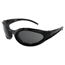 Global Vision Eyewear Windmaster Anti-Fog Sunglasses Black Frames + Smoke Lenses