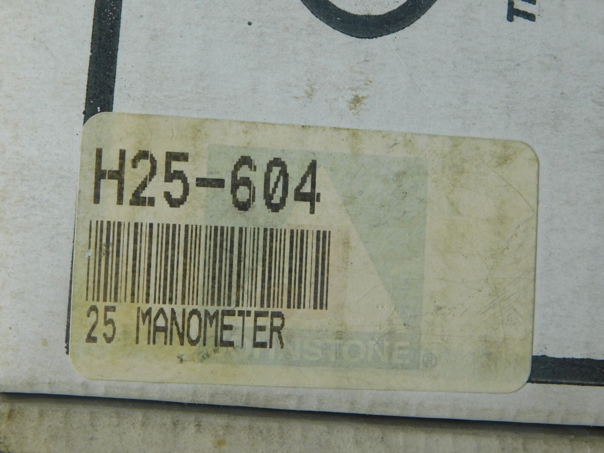 Dwyer H25-604 Model 25 Mark II Manometer 0-3