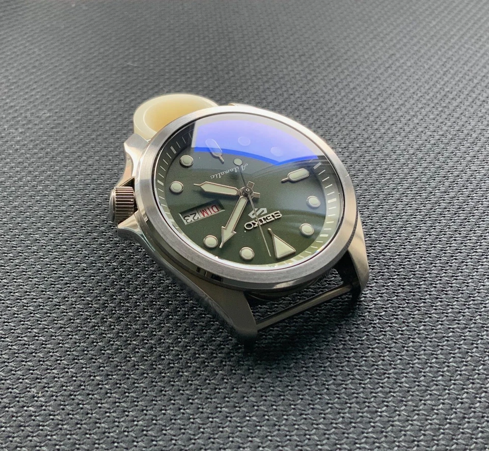 Reloj Cristal Solo para SRPE SRPG Campo Doble Cúpula Cristal Zafiro - CT135 Foto 2 de 4