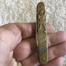 HIRES ROOT BEER VINTAGE MORLEY UGLY KID POCKET KNIFE, GERMANY,…RARE