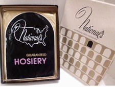 Vintage Nationals Hosiery Nylon Pantyhose Stocking Size B Mist Beige USA 3 Pair