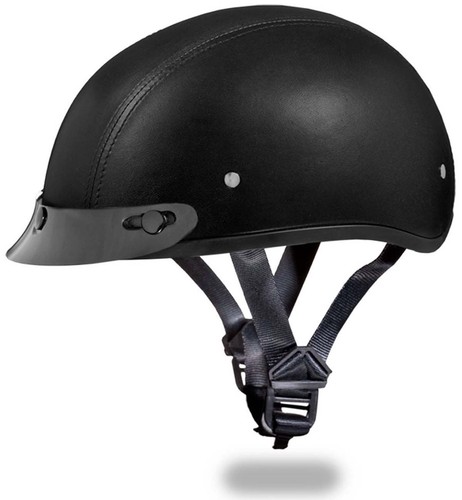 Daytona Skull Cap Helmet Leather 