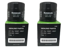 Kawasaki 16097-0007 2 Pack Oil Filter New OEM