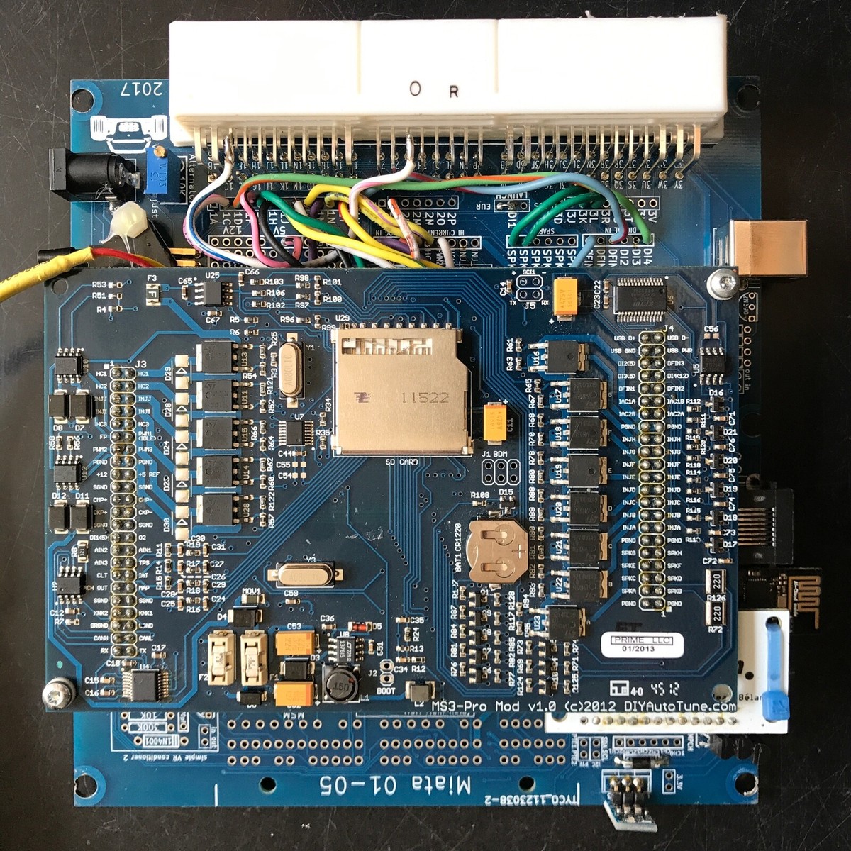 Megasquirt MS3 Pro Module -Carrier Board for 90-97 Miata MX5 (NA