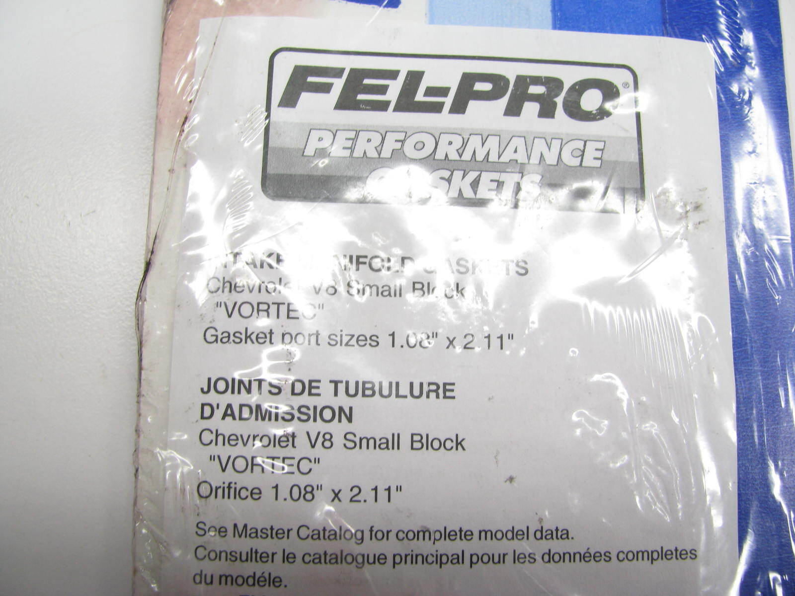 Felpro 1255 Performance Intake Gasket Set Chevy V8 Small Block Vortec