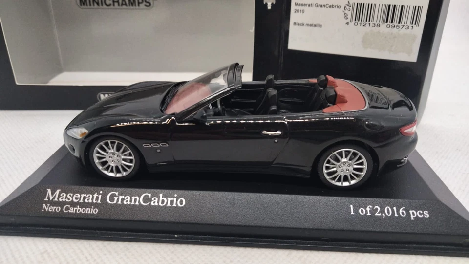 Minichamps MASERATI GRAN CABRIO (CARBONIO) ED.LIMITATA 1 DI 2016 PZ. SCALA 1:43 - Immagine 3 di 4
