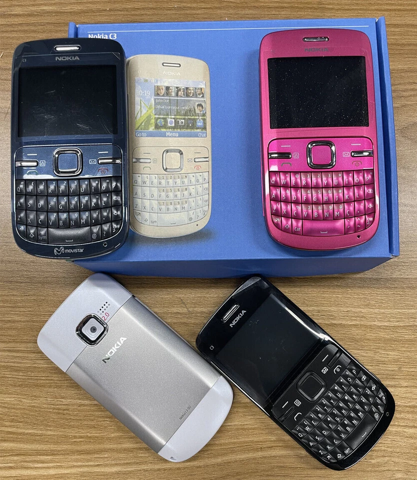 Original Nokia C3 C3-00 WIFI 2MP Bluetooth FM Jave Unlocked CellPhone - Image 2 of 4