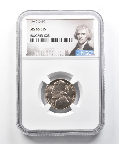 MS65 6FS 1940-D Jefferson Nickel NGC *1616