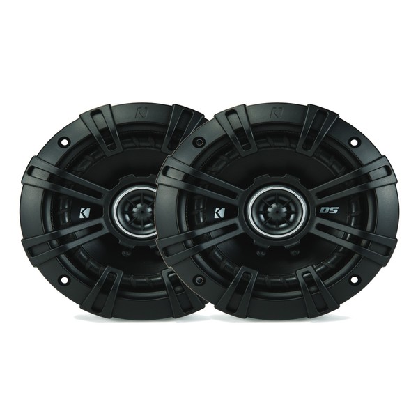 Kicker 43DSC504 2-Wege Koaxial Lautsprechersystem 5,25 Zoll 50W Schwarz/Weiß-image