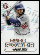 Mookie Betts 2022 Topps Pristine #PP-8 Pure Power Los Angeles Dodgers