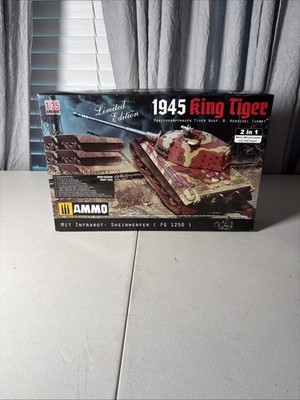 Ammo Mig Jimenez 1/35 1945 King Tiger (Henschel Turret)  OOP Kit - Part Started