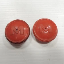 Vintage 6 Volt Battery Caps 1940 1950's Chevrolet Ford MoPar - Hot Rod / Rat Rod