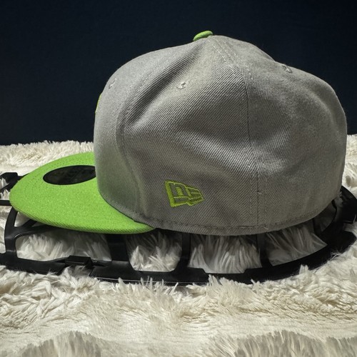 Cappello berretto Boston Red Sox aderente 73/8 grigio verde nuova era 59Fifty baseball - Foto 4 di 7