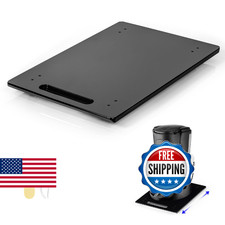 Baemin Acrylic Appliance Slider with Rubber Wheels, Sliding Tray for Heavy Kitch