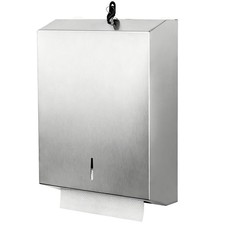 Paper Towel Dispenser Wall Mount Commercial, Brushed Stainless Steel Fingerpri